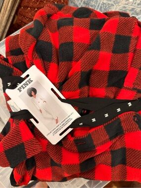 NWOT Victorias secret pajama set red flannel size M